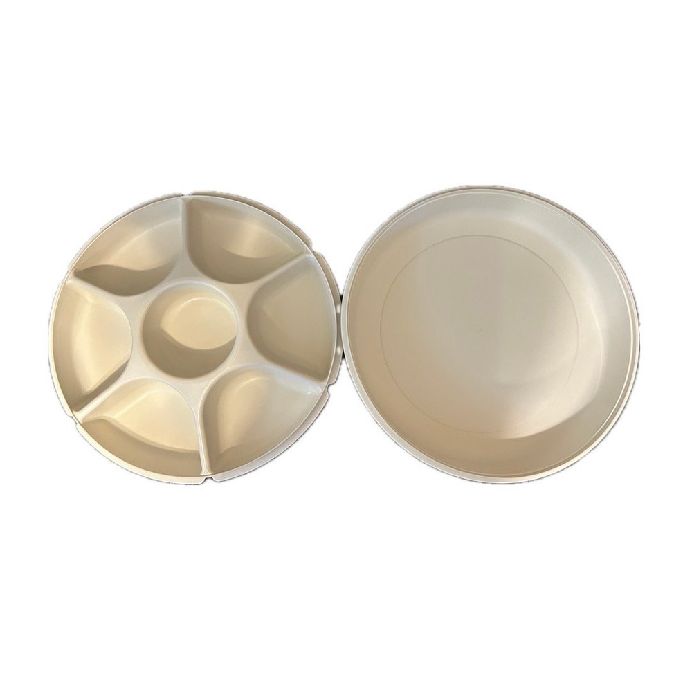 VTG Tupperware Storage Serving Platter Tray.